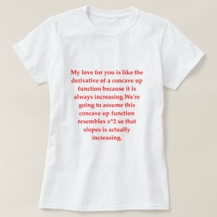 数学のオタク愛はラインを取ります Tシャツ