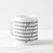 数学のギークのための特別なPiのマグ コーヒーマグカップ (正面左)