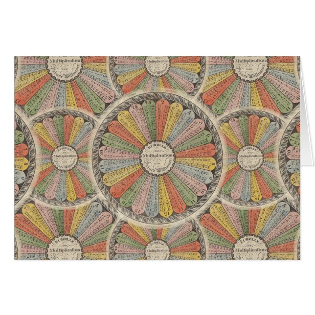 数学のギークのヴィンテージの九九 (正面横)