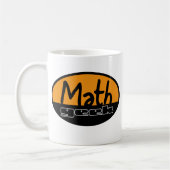 数学のギーク コーヒーマグカップ (左)