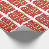 数学のギーク ラッピングペーパー (角)