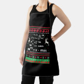 数学のクリスマス エプロン (インサイチュ)