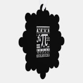 数学のクリスマス オーナメントカード (右)