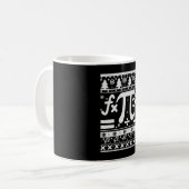 数学のクリスマス コーヒーマグカップ (正面左)