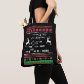 数学のクリスマス トートバッグ (クローズアップ)