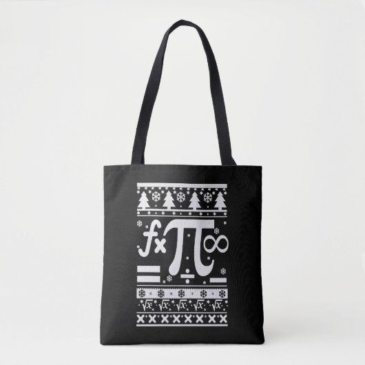 数学のクリスマス トートバッグ (正面)