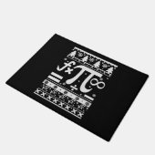 数学のクリスマス ドアマット (アングル)