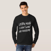 数学のグラフィックスに問題が無い Tシャツ (正面フル)