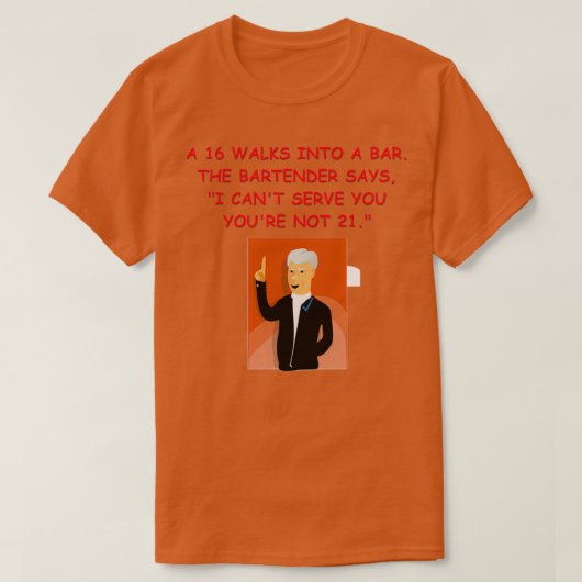 数学のジョーク1 Tシャツ (デザイン正面)