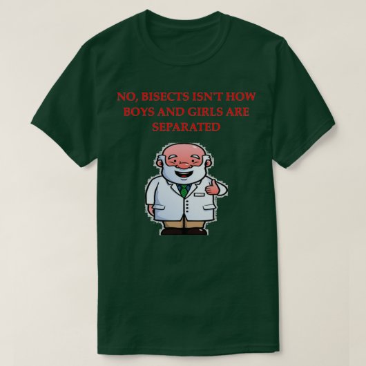 数学のジョーク61 Tシャツ (デザイン正面)