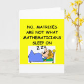 数学のジョーク カード (黄色い花)