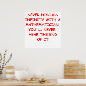数学のジョーク ポスター (キッチン)