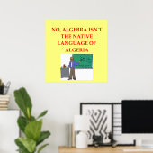 数学のジョーク ポスター (ホームオフィス)