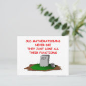 数学のジョーク ポストカード (スタンド正面)