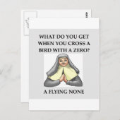 数学のジョーク ポストカード (正面/裏面)