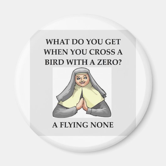 数学のジョーク マグネット (正面)