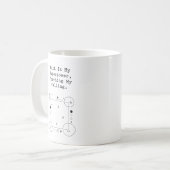 数学のスーパーパワーを持つ教師 | 使命と情熱 コーヒーマグカップ (正面左)