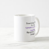数学のスーパーパワー | 不可能に見える方程式 コーヒーマグカップ (正面右)