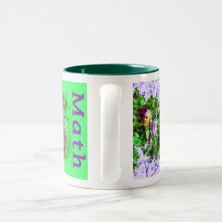 数学のテーマのマグ ツートーンマグカップ