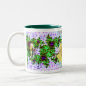 数学のテーマのマグ ツートーンマグカップ (左)