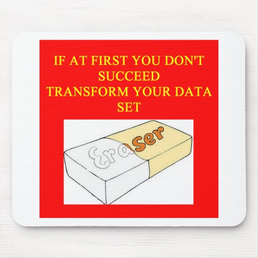 数学のデータセット マウスパッド (正面)