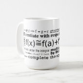 数学のトリック コーヒーマグカップ (正面左)