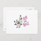 数学のハロウィンをトリグまたは扱う ポストカード (正面/裏面)