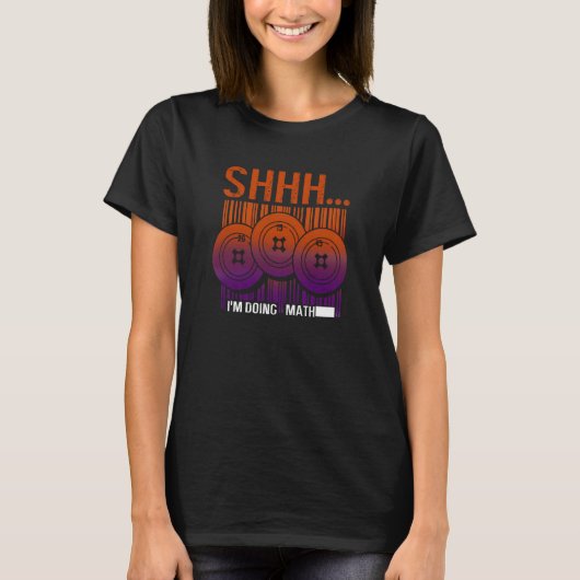 数学のボディビル体重量挙げ Tシャツ (正面)