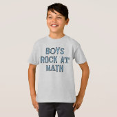 数学のボーイズ・ロック Tシャツ (正面フル)