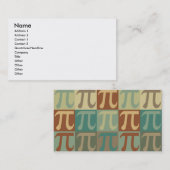 数学のポップアート 名刺 (正面/裏面)