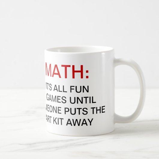 数学のマグ コーヒーマグカップ (右)