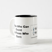 数学のマグ ツートーンマグカップ (正面左)