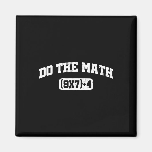 数学のミーム, 数学 67 のミーム, 面白い六十七の先生 S マグネット (正面)
