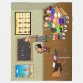 数学のメイト フリースブランケット (正面)