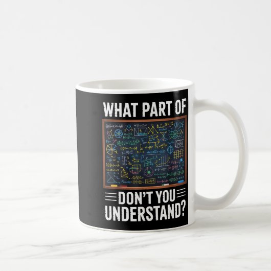 数学のユーモアがわからないのですか コーヒーマグカップ (右)