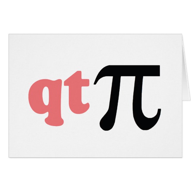 数学のユーモア-かわいいティーPi (正面横)