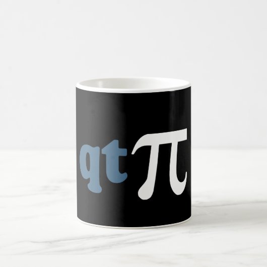数学のユーモア-かわいいティーPi コーヒーマグカップ (中央)