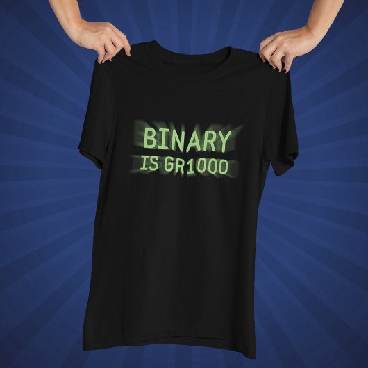 数学のユーモア - バイナリは最高 Tシャツ
