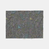 数学のレッスン フリースブランケット (正面(横))