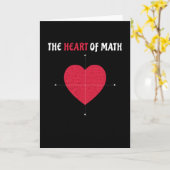 数学の中心 バレンタインデーの数学 カード (黄色い花)