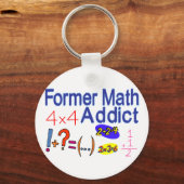 数学の中毒者 キーホルダー (正面)