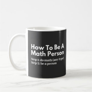 数学の人になる方法 コーヒーマグカップ