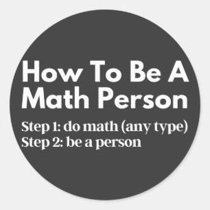 数学の人になる方法 ラウンドシール
