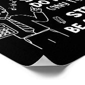 数学の人になる方法，数学おもしろいの贈り物 ポスター (角)