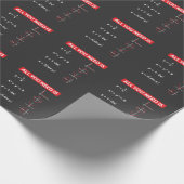 数学の代数学の数学教師のギフトのアイディア ラッピングペーパー (角)