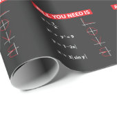 数学の代数学の数学教師のギフトのアイディア ラッピングペーパー (ロールコーナー)