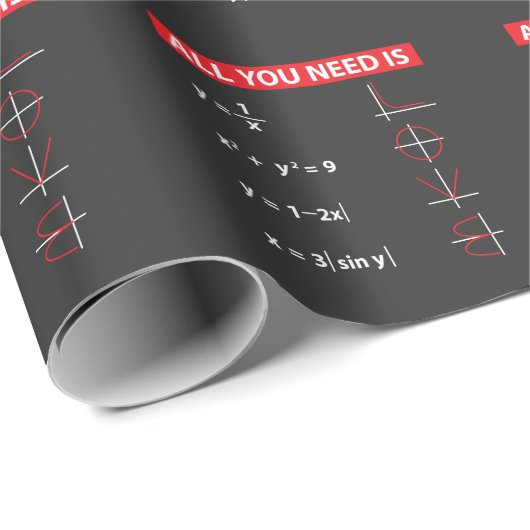 数学の代数学の数学教師のギフトのアイディア ラッピングペーパー (ロールコーナー)