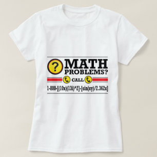 数学の個別指導のユーモアのギフト Tシャツ