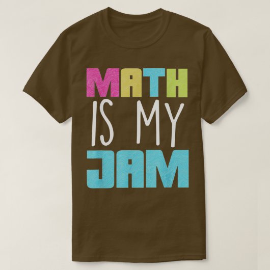 数学の先生おもしろい数学の贈り物のための女性のための数学は私 Tシャツ (デザイン正面)