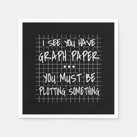 数学の先生おもしろい、新学期、会った スタンダードカクテルナプキン (正面)